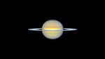 A time-lapse movie of a Hubble Space Telescope set of images taken of Saturn under the OPAL (Outer Planet Atmospheres Legacy) program in August 2024. In the 18 hours of observations several small icy moons are visible in every frame speeding around like race cars: Dione, Enceladus, Janus, Mimas, and Tethys. Their orbits are co-planar with Saturn's magnificent rings. Dusty "spokes" in the rings can also be seen rotating around the planet in this movie.