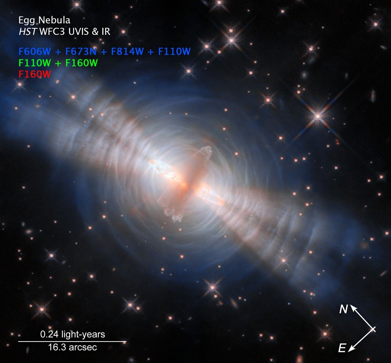 Egg Nebula Compass 