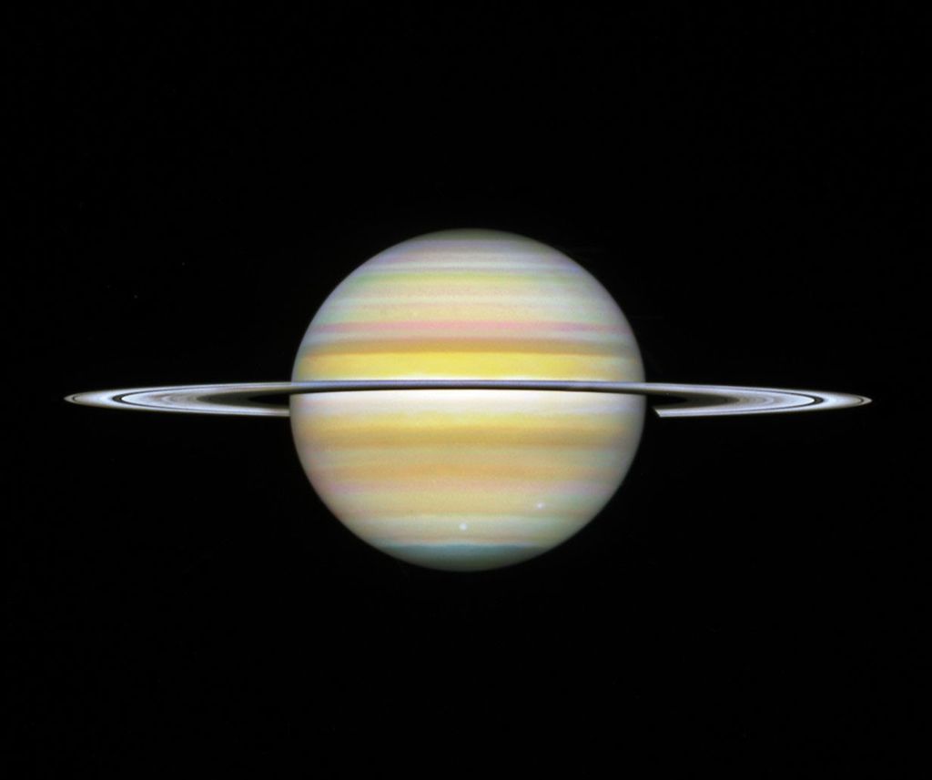 NASA’s Hubble Tracks New Decagon Encircling Saturn’s South Pole