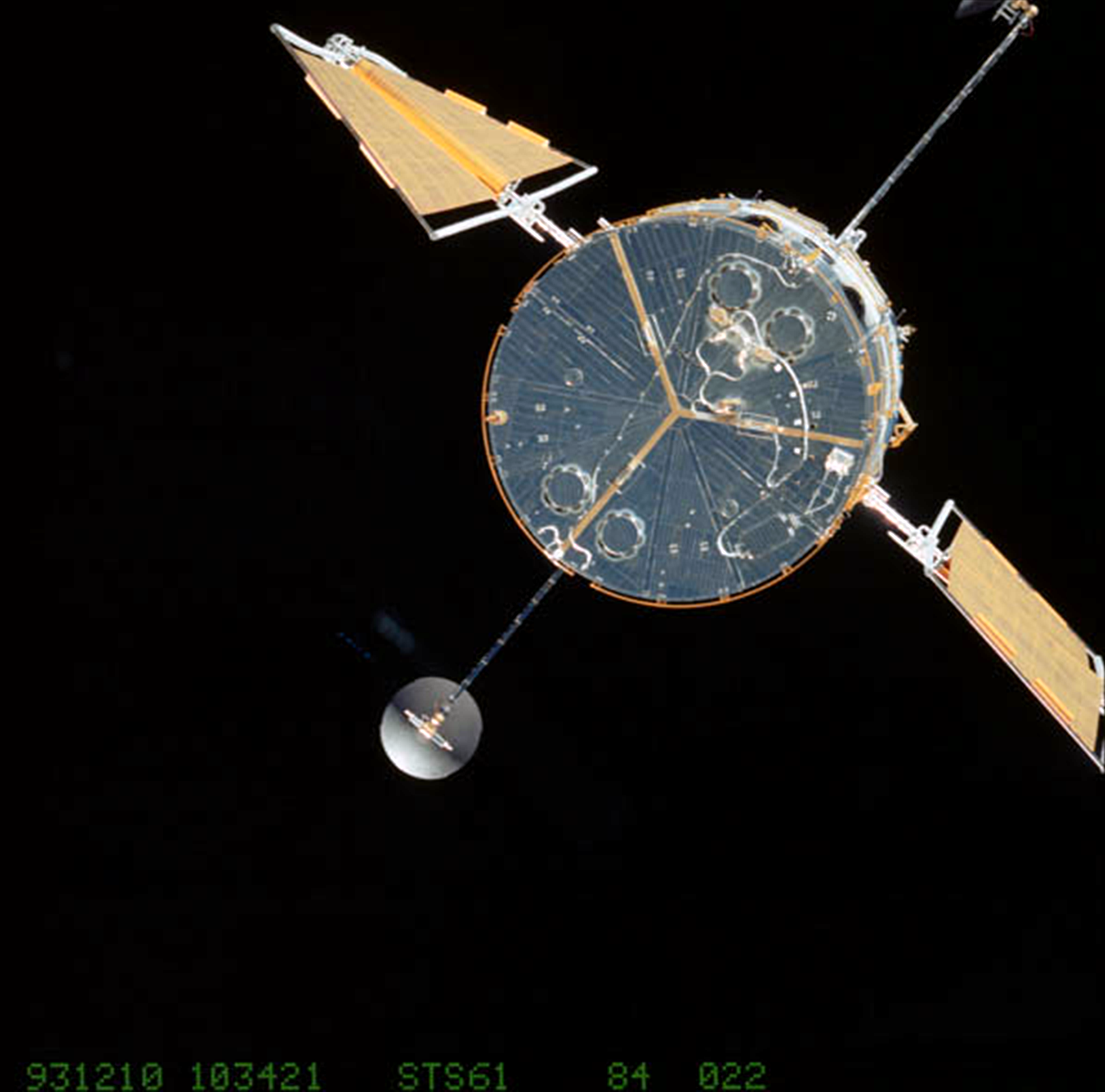 
			Hubble at the Close of Servicing Mission 1 (1993) - NASA Science			