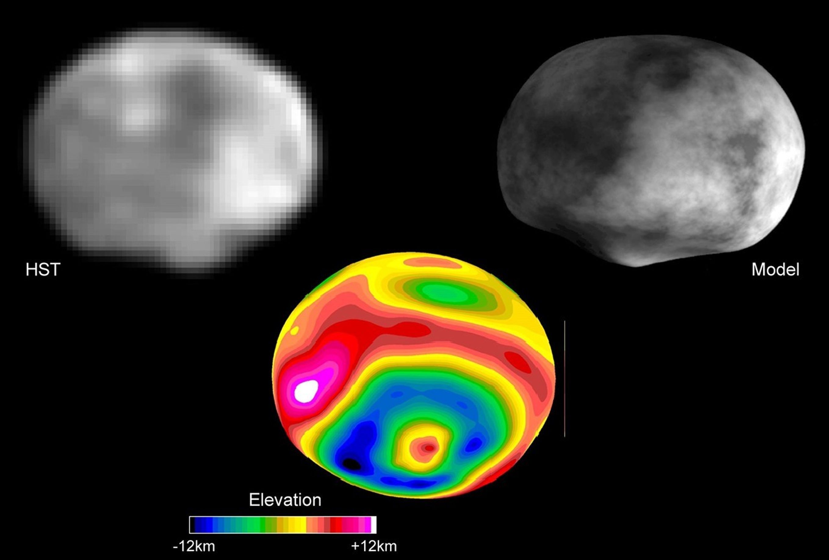 Hubble Reveals Huge Crater on the Surface of the Asteroid Vesta