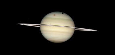 Quadruple Saturn Moon Transit