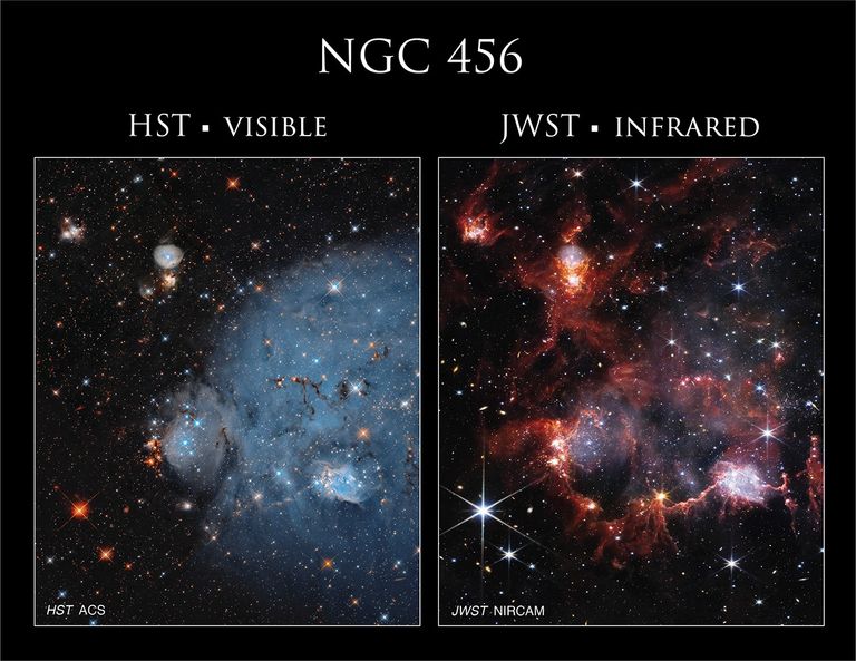 NASA’s Hubble and Webb Telescopes Reveal Two Faces of a Star Cluster ...