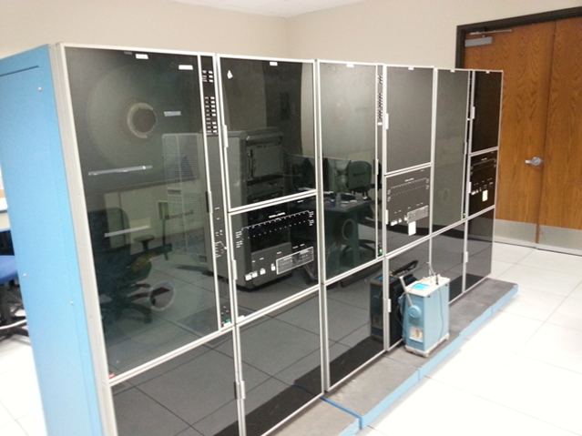 One of the historic HDDT drives being used in the LGAC data recovery process.