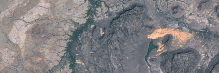 A swath of terrain between the villages of Hassi Chaggar and Dafort in Mauritania