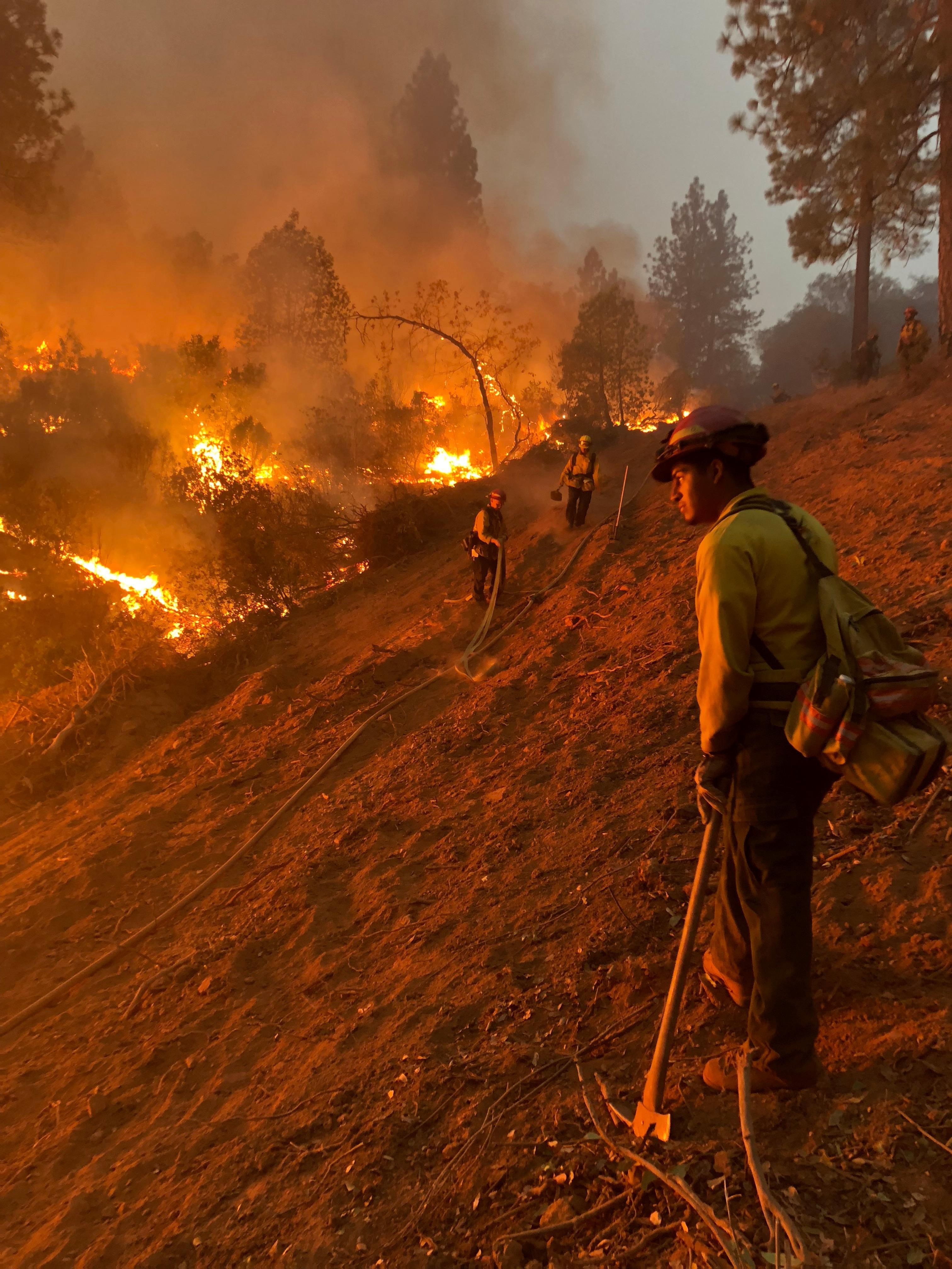 fighting the Camp Fire