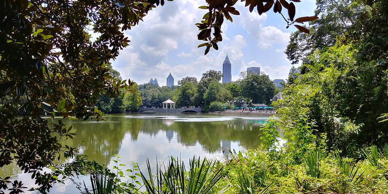 Atlanta�s 185-acre, midtown Piedmont Park.