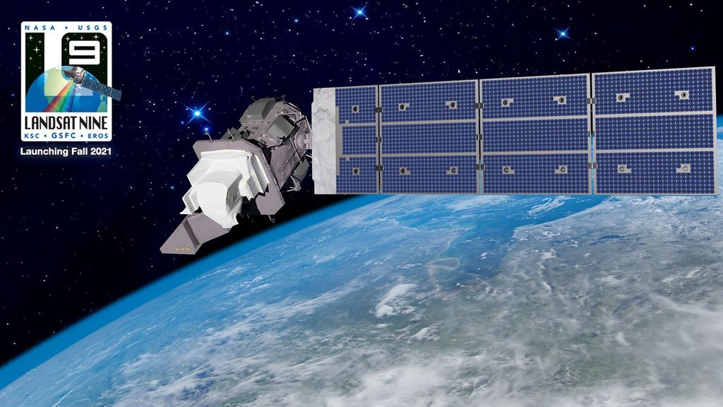 Landsat 9 background