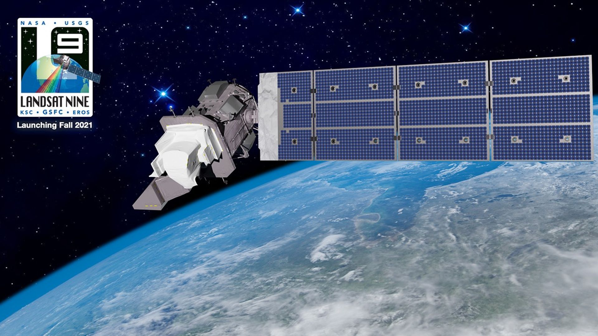Landsat 9 background