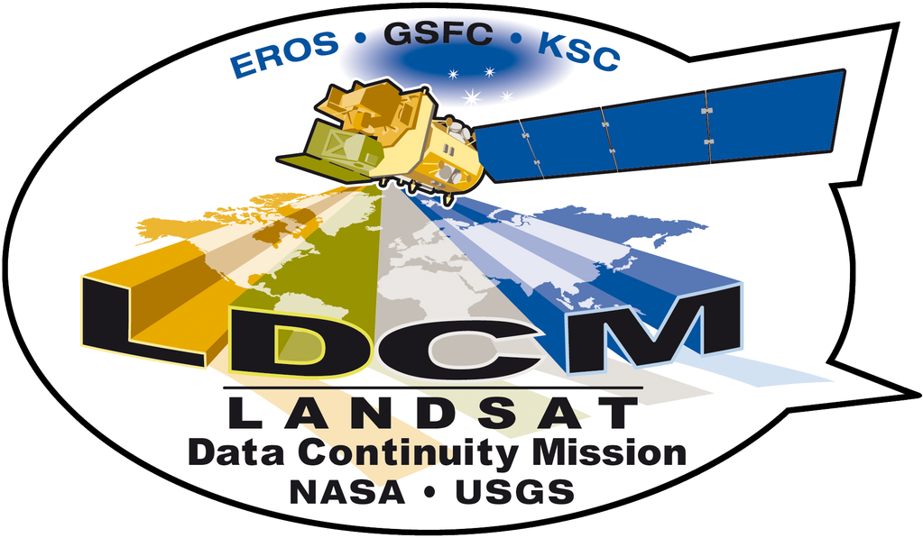 Landsat 8 LDCM mission patch.