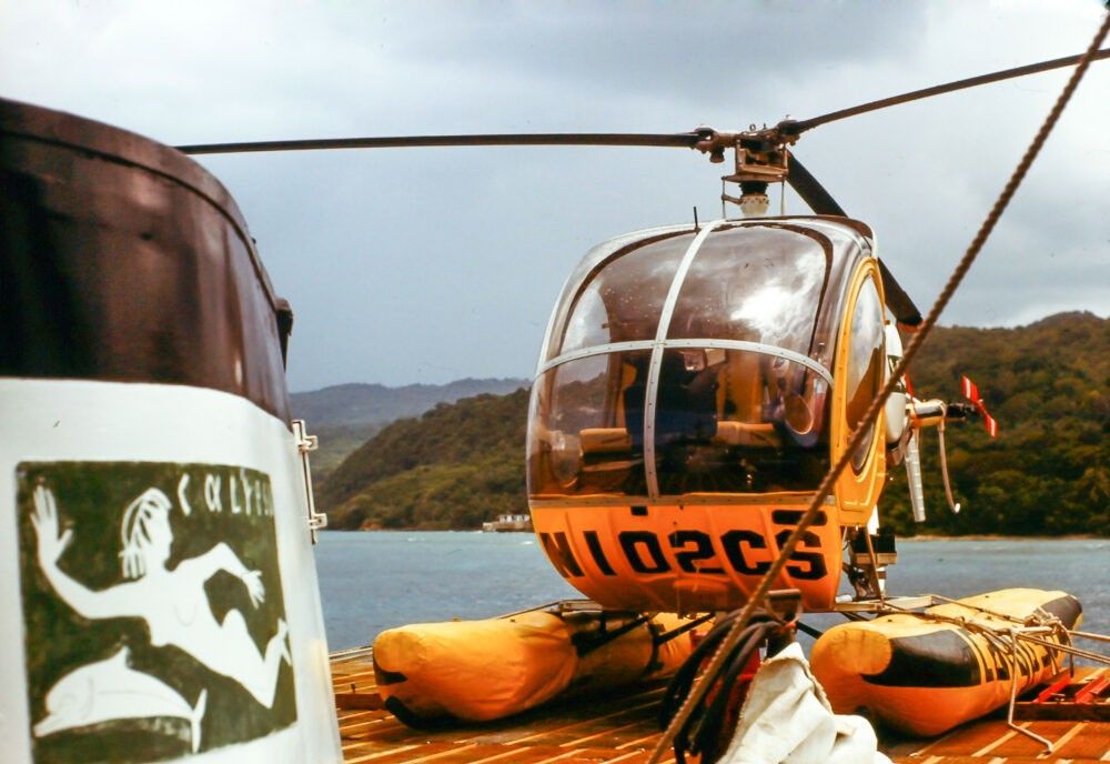 Calypso's helicopter