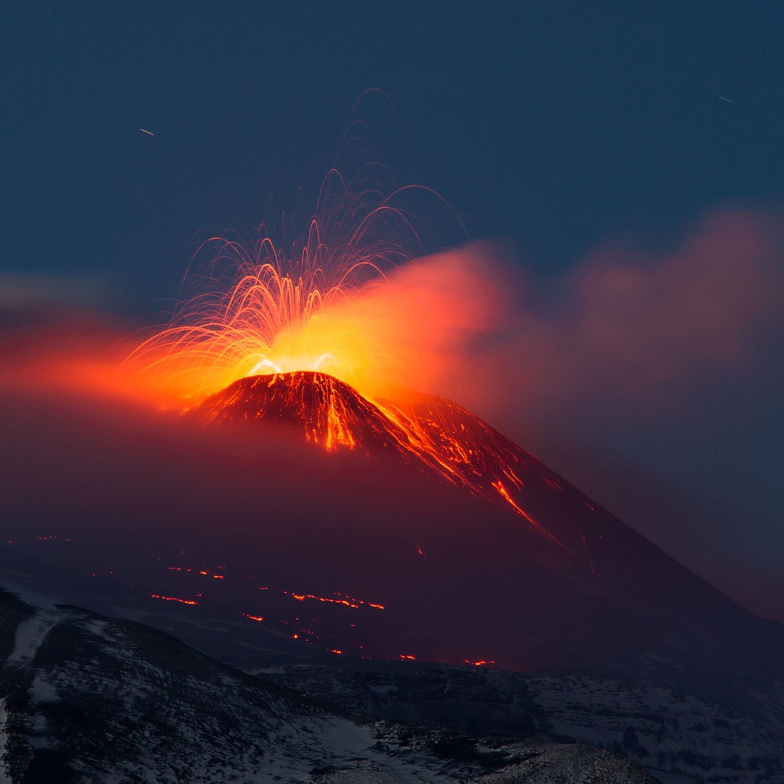 Eruption etna 2013