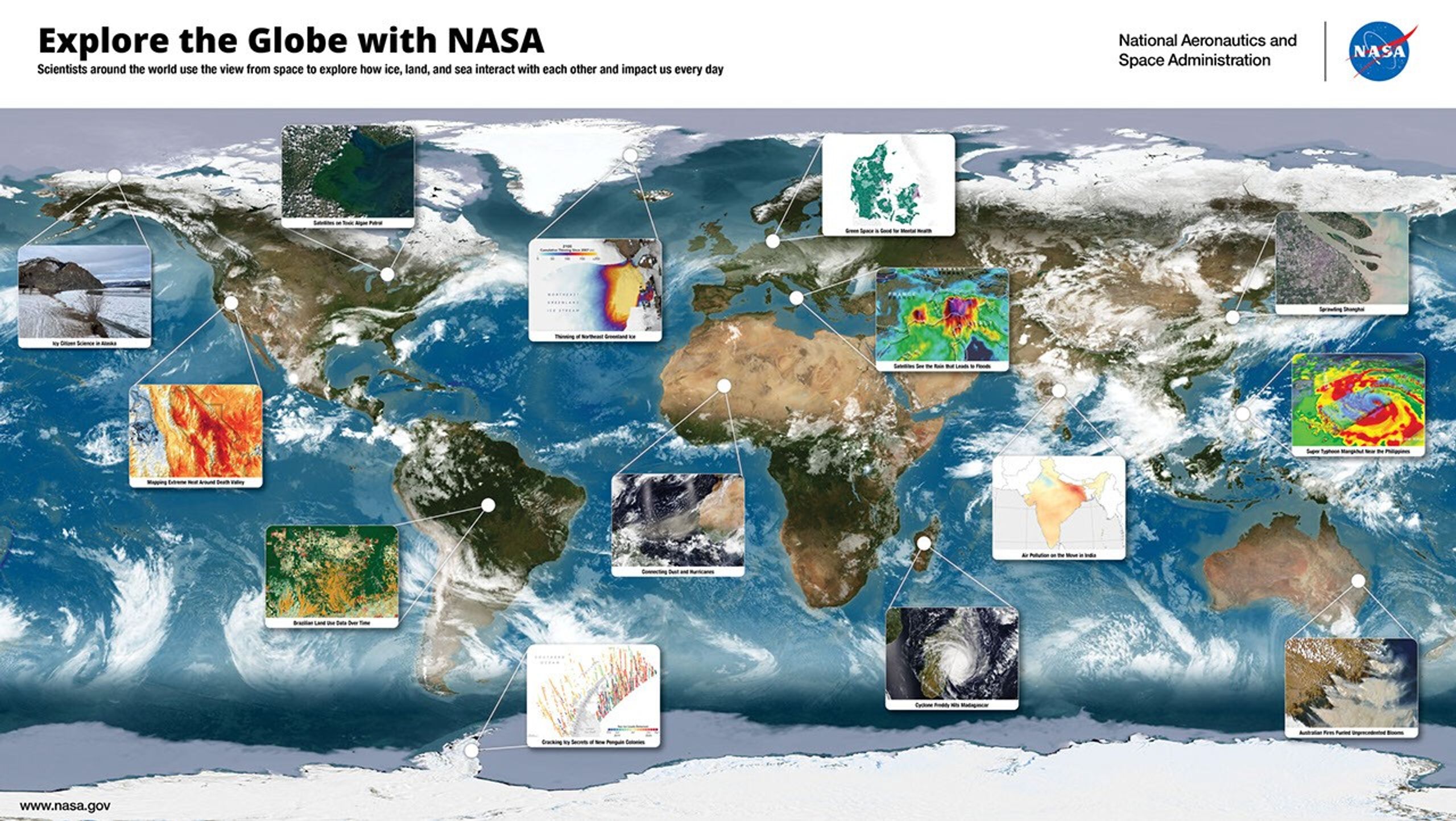 Front of the 2023 Earth Science Week poster