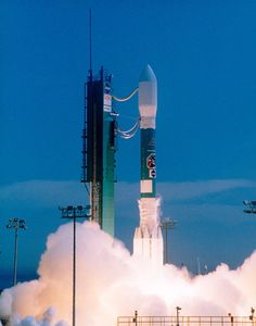 Landsat 7 launched from Vandenberg Air Force Base in California on April 15, 1999.