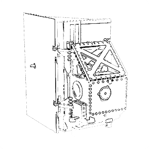 Line art illustration of the Thermal Infrared Sensor (TIRS) instrument on Landsat 8/9.