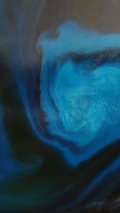 A natural-color Landsat satellite image of the Atlantic Ocean.