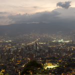 photo of city lights