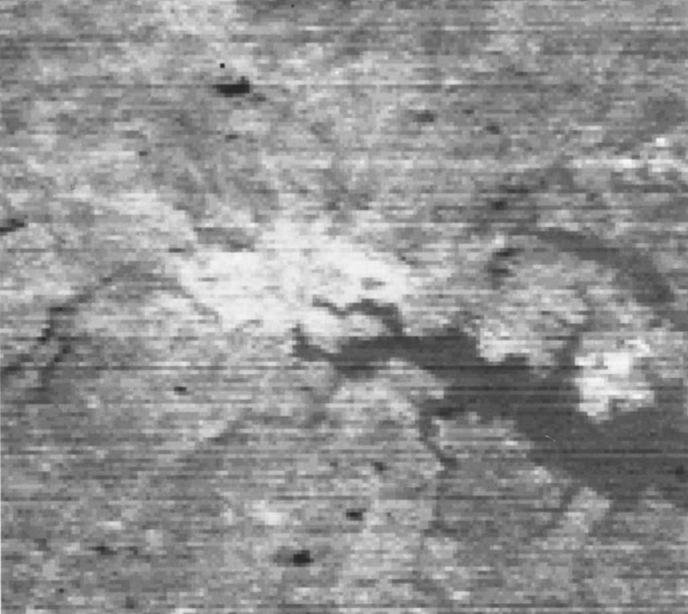 Landsat-3 thermal imagery acquired 24 May 1978 over Baltimore-Washington, D.C. area. The city is white, the Baltimore Inner Harbor appears black, and bare earth appears gray.
