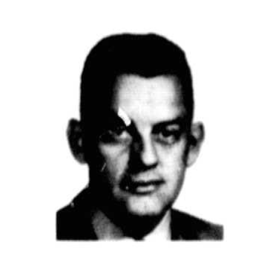 A black and white photograph of Mr. Charles M. MacKenzie Project Manager of Landsat 1