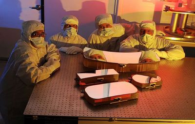 Mirrors for the LDCM Operational Land Imager (OLI) Telescope.