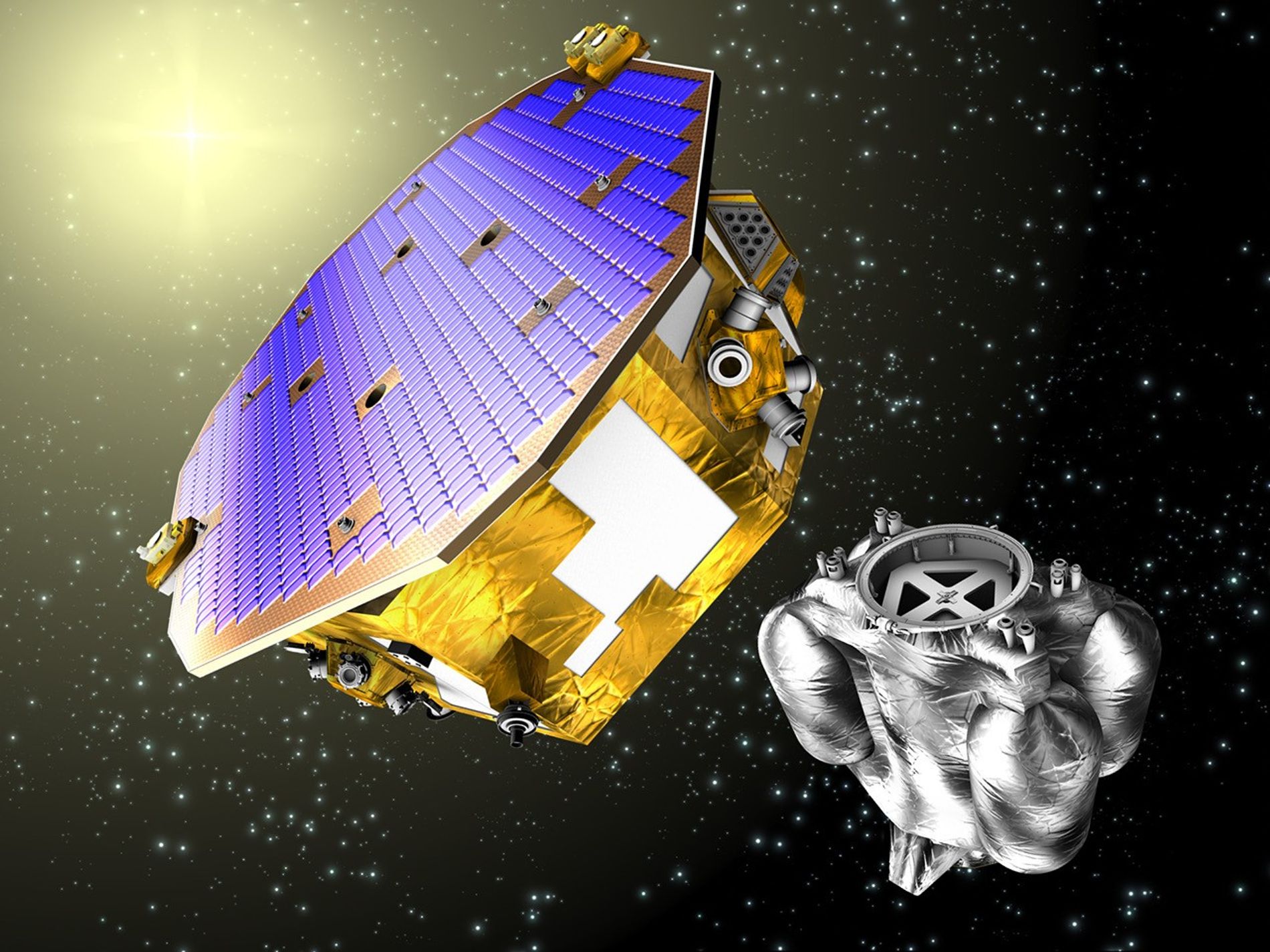 Illustration of LISA Pathfinder