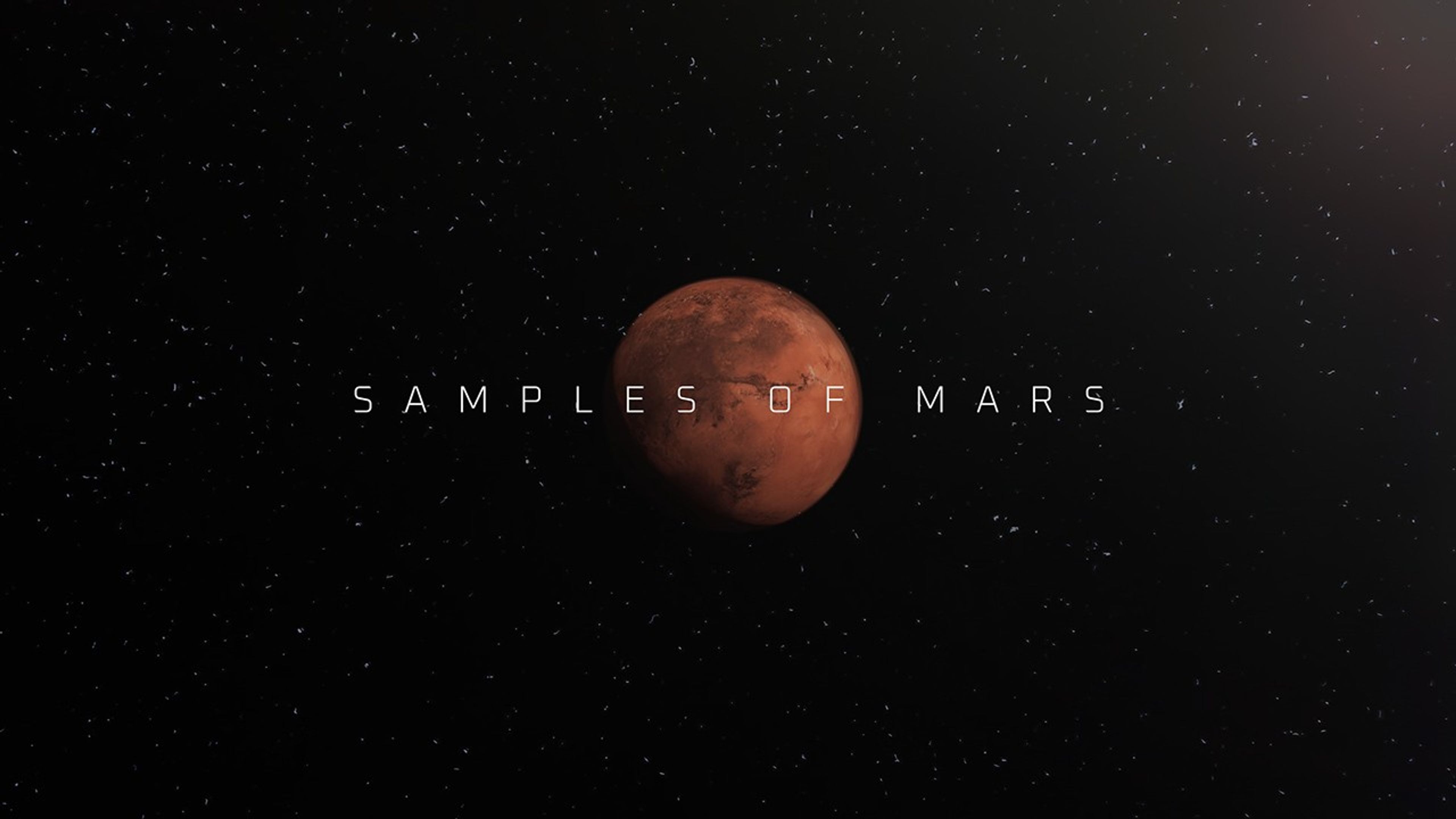 An image of Mars with the text Mars Sample Return montage over it.