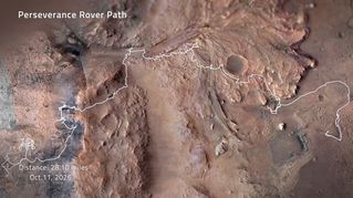 Perseverance Rover Path Animation — October 2026 Update - NASA Science