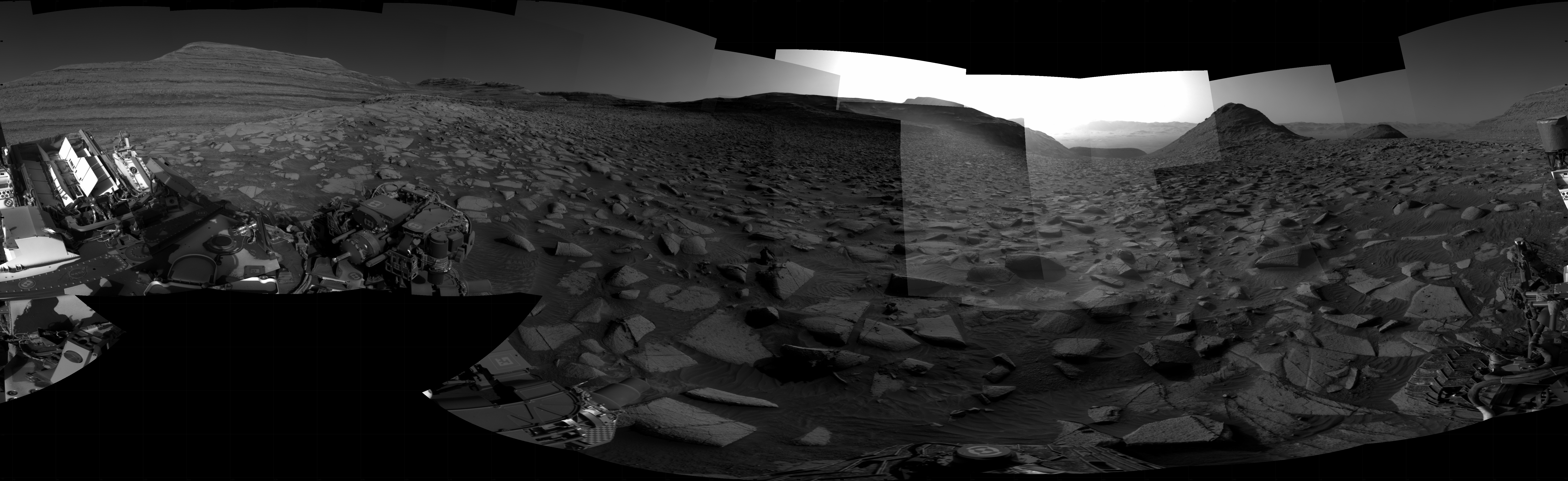 seam-corrected mosaic provides a 360-degree cylindrical projection panorama of the Martian surface