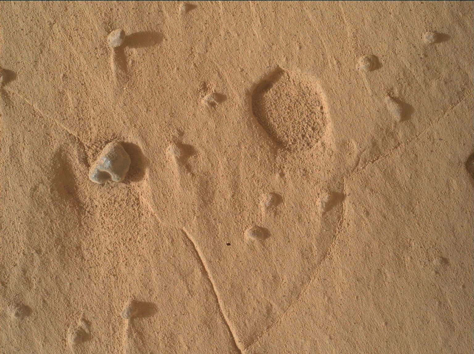 Grube auf dem Mars