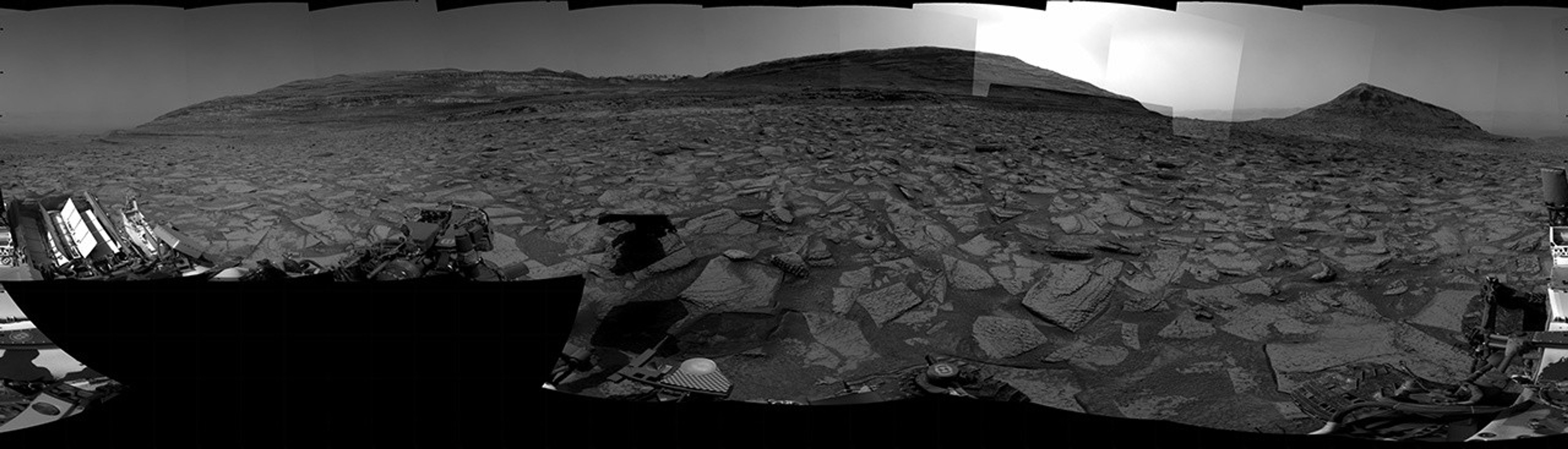 Sol 4883: Sağ Navigasyon Kamerası, Silindirik Projeksiyon