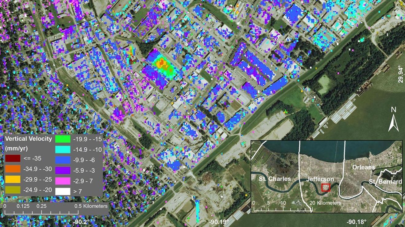 UAV SAR data of New Orleans