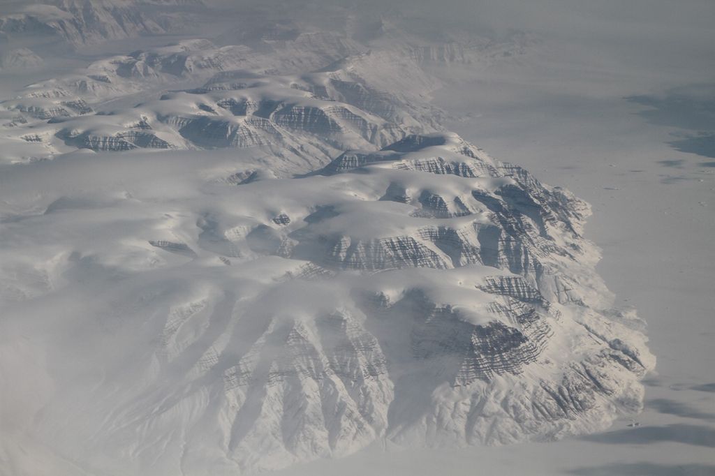 Image of the eastern coast of Greenland
