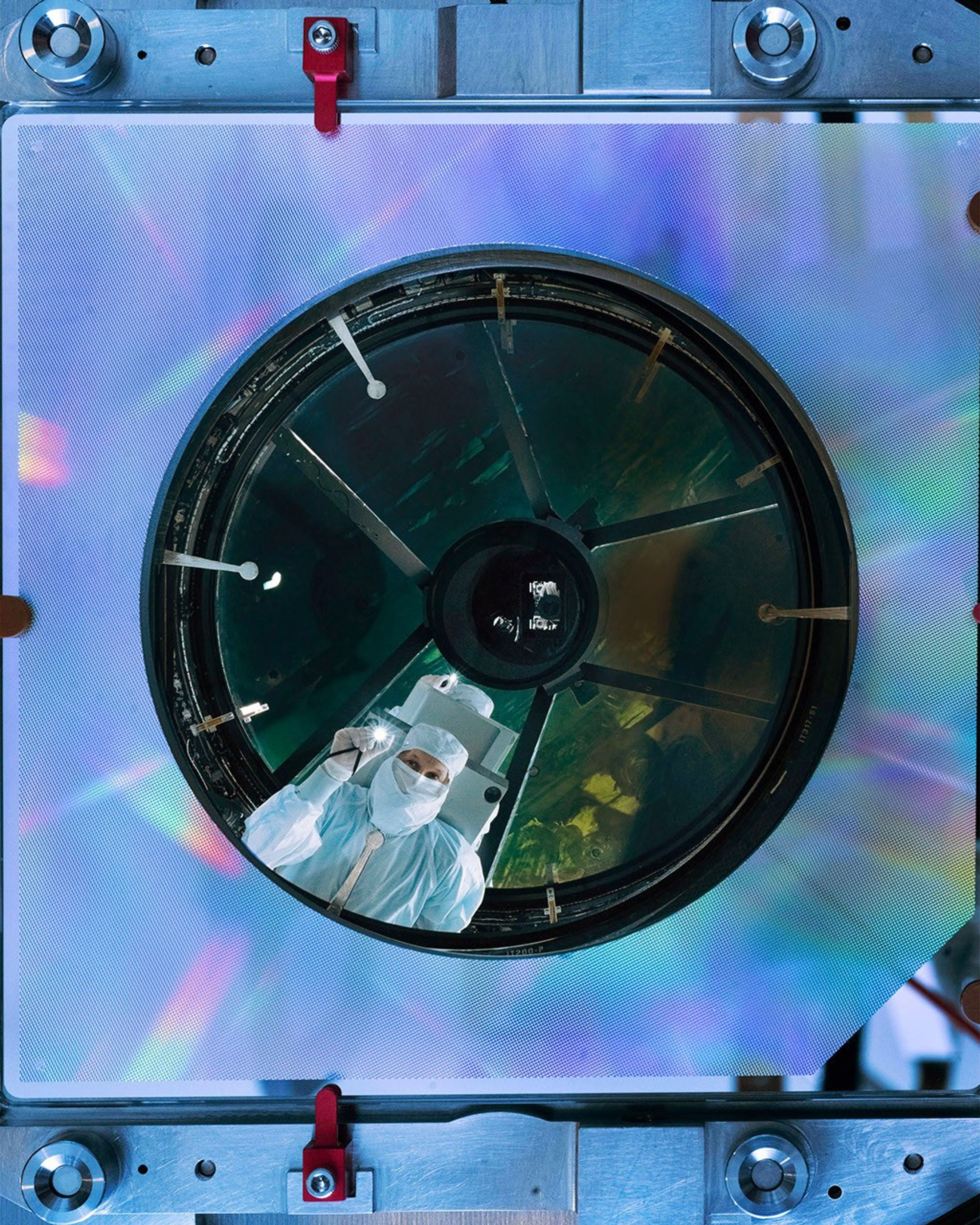 Image showing the path light will travel through Roman's mirrors