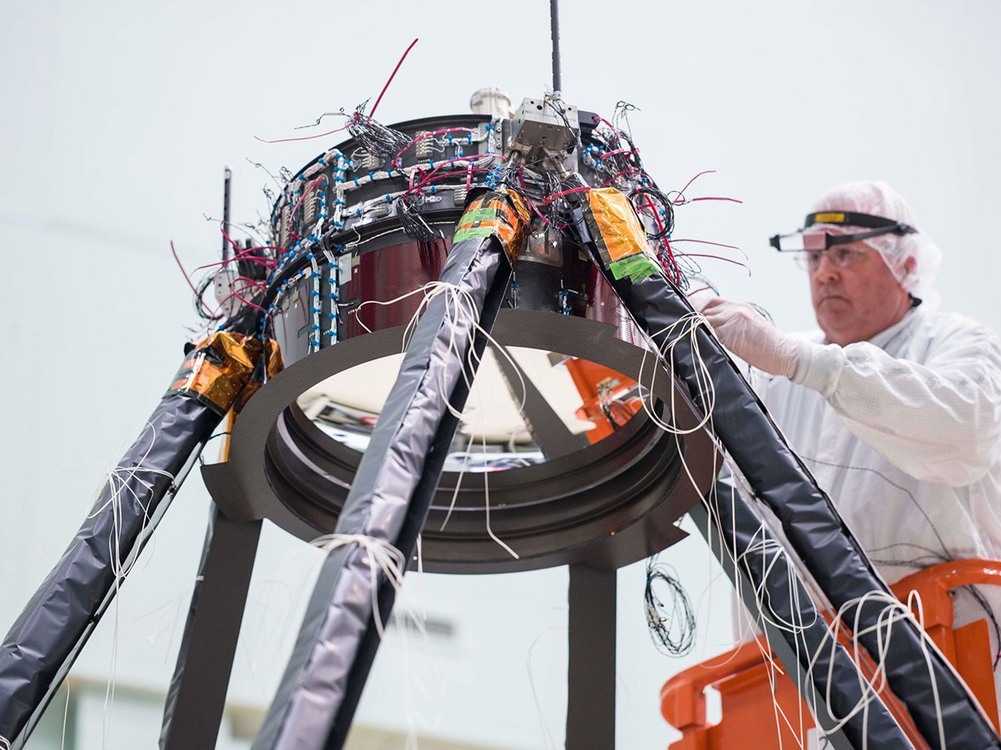 close-up of Roman's secondary mirror