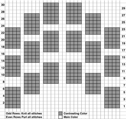 Roman knit pattern