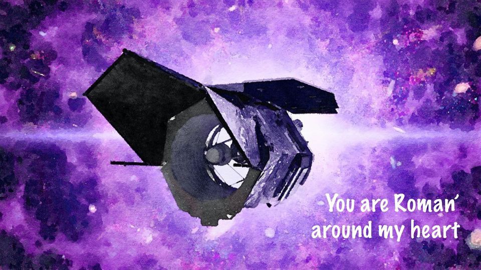 Roman Space Telescope Valentine's Day Card
