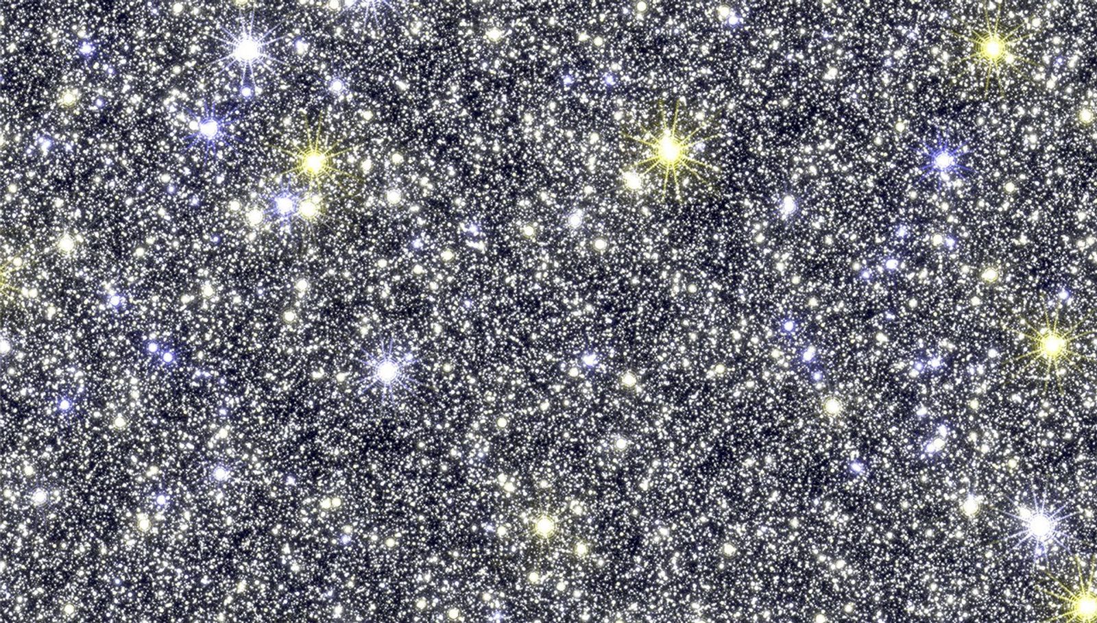 Roman Simulated Image — simulated Roman Space Telescope view