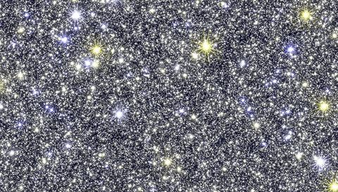Roman Simulated Image — simulated Roman Space Telescope view
