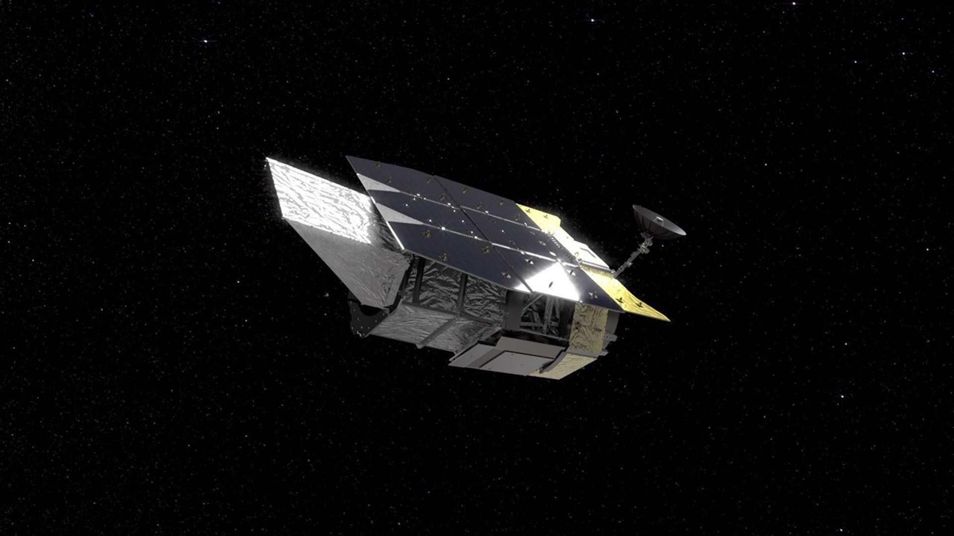 Roman Space Telescope spacecraft animation still