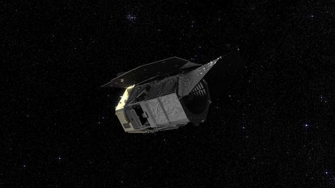 Roman Space Telescope spacecraft animation still