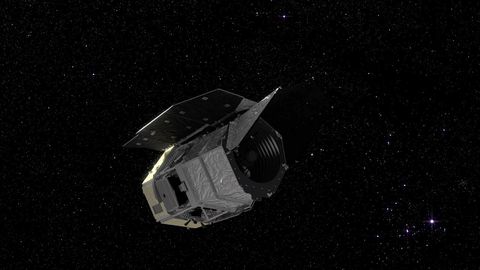 Roman Space Telescope spacecraft animation still