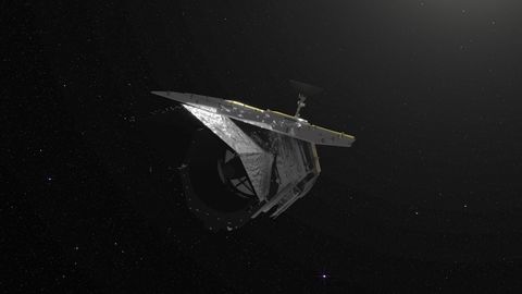 Roman Space Telescope spacecraft animation still