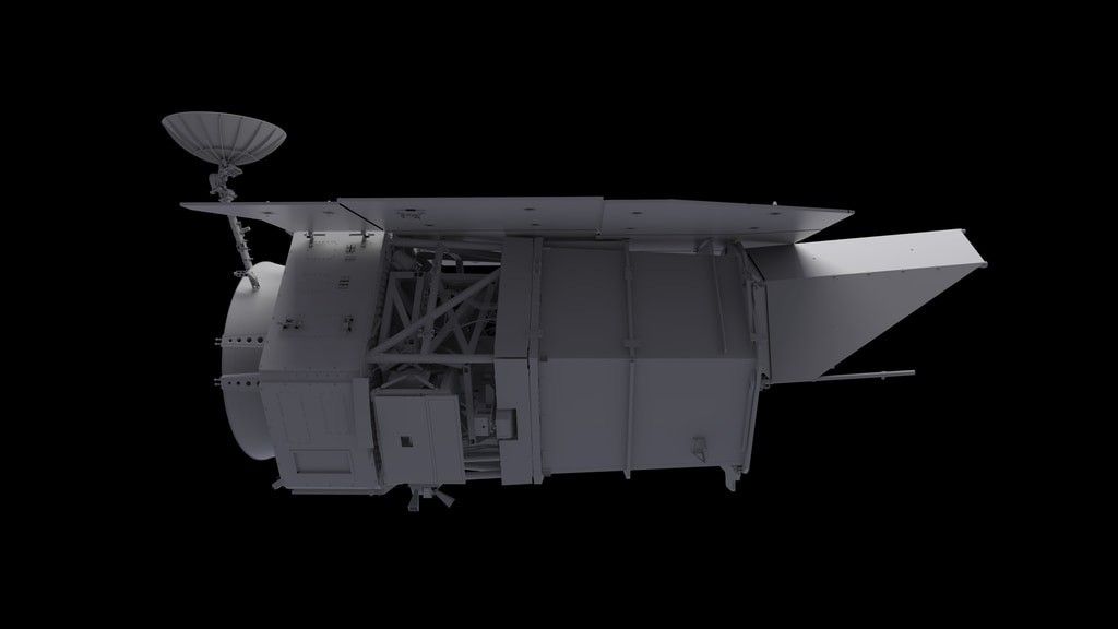 Roman Space Telescope 3D spacecraft model
