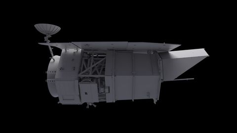 Roman Space Telescope 3D spacecraft model