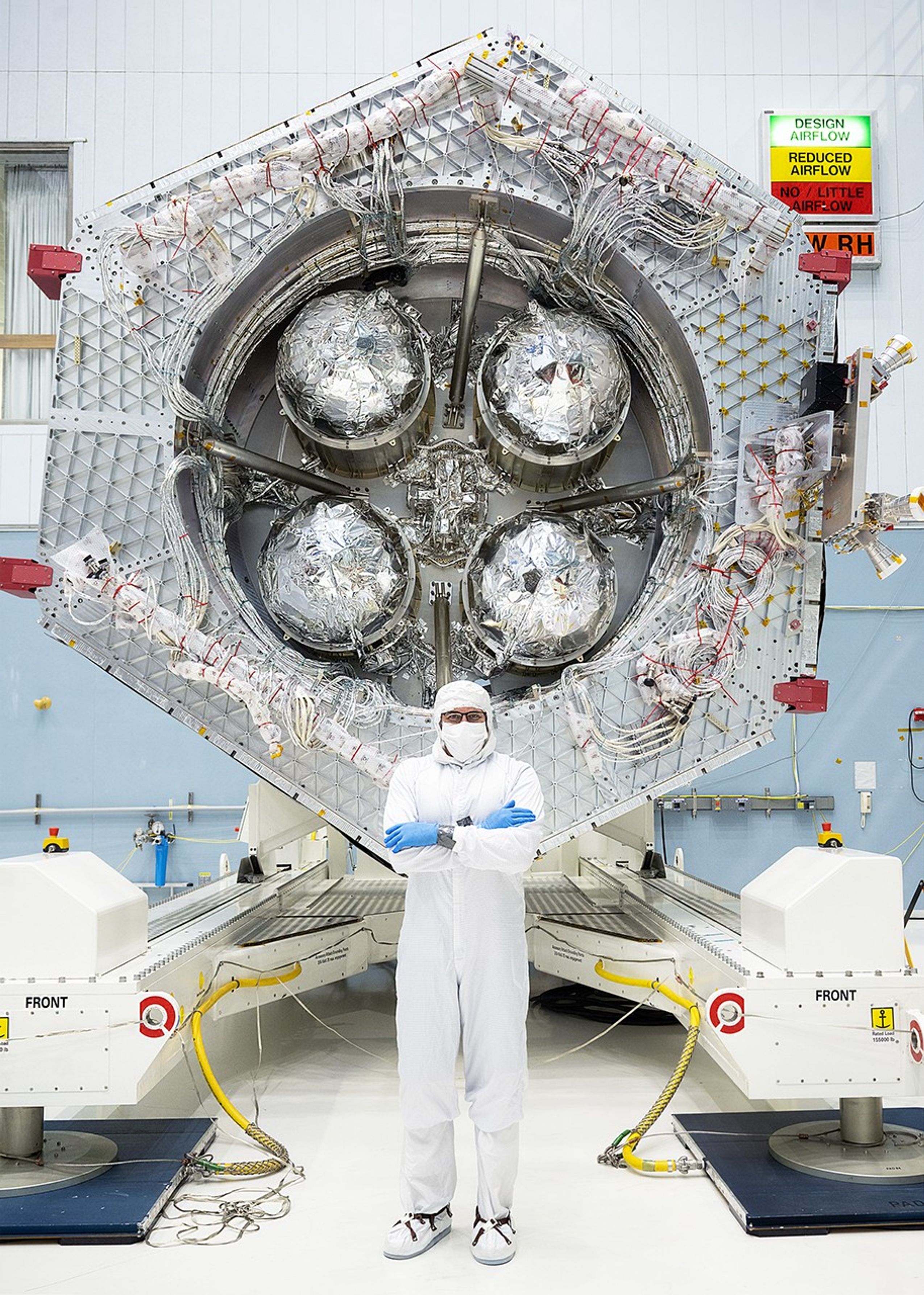 portrait of Mike Drury in the clean room