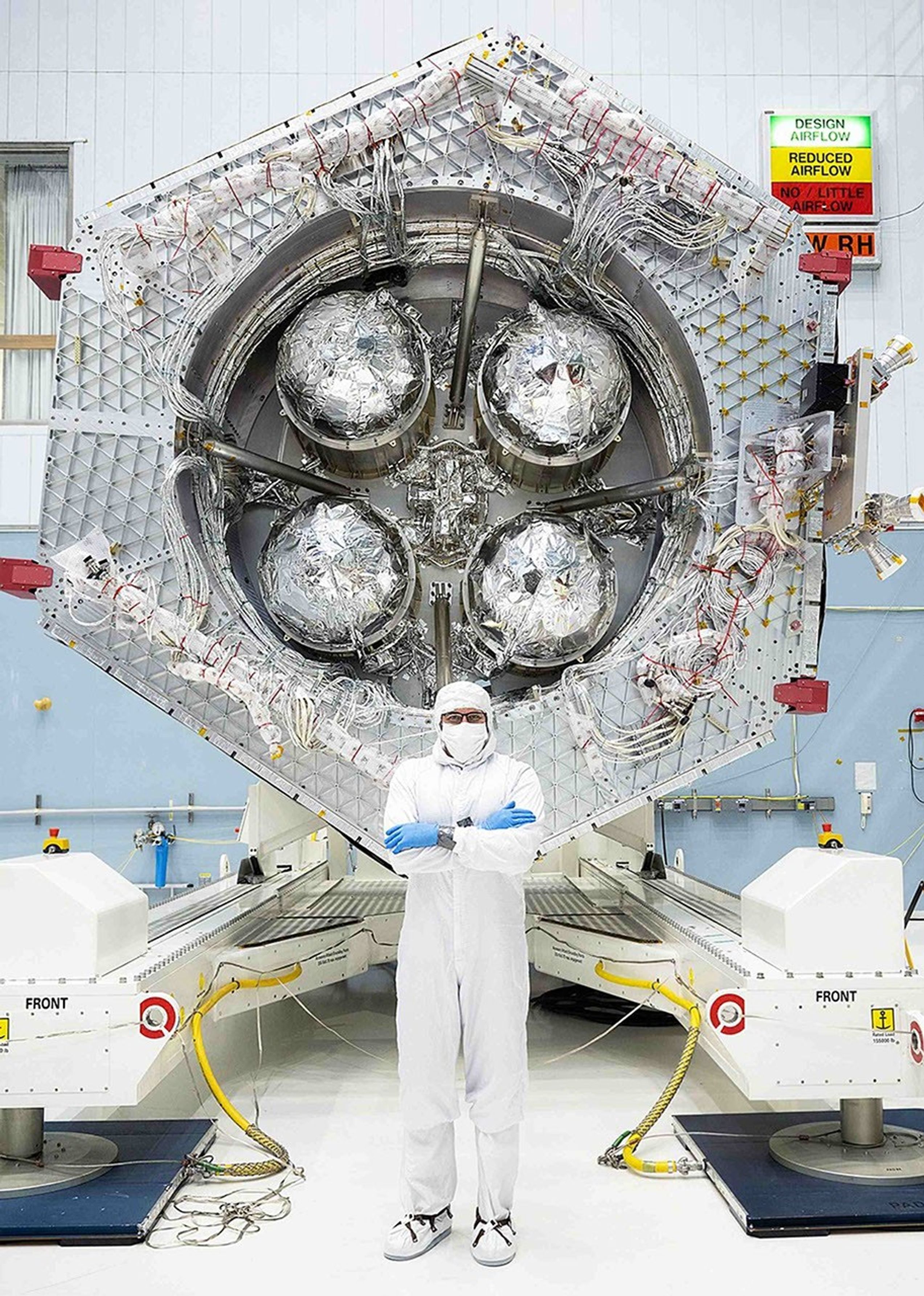 portrait of Mike Drury in the clean room