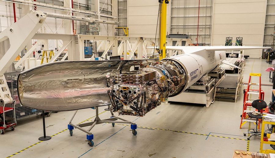 LINK attached to the front of the Pegasus XL