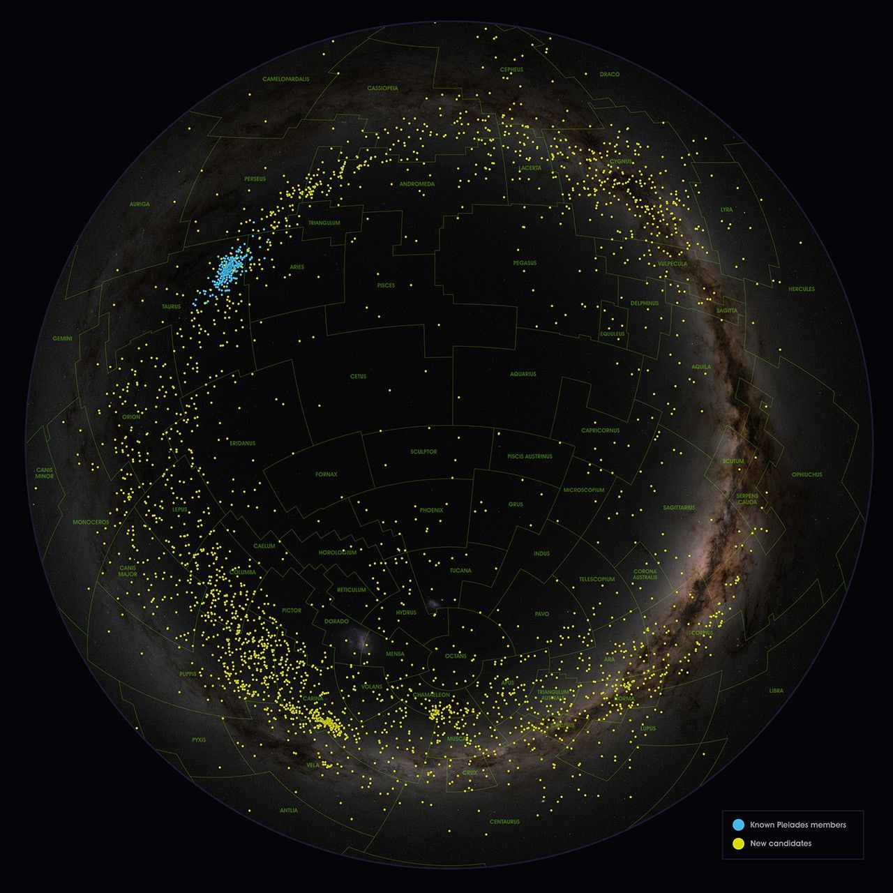 NASA's TESS Spacecraft Triples Size of Pleiades Star Cluster