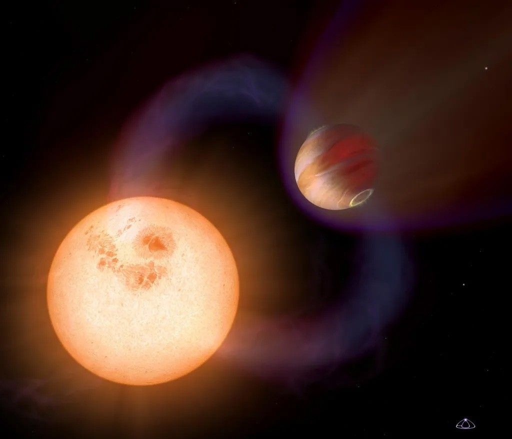 Artist's concept of an exoplanet system