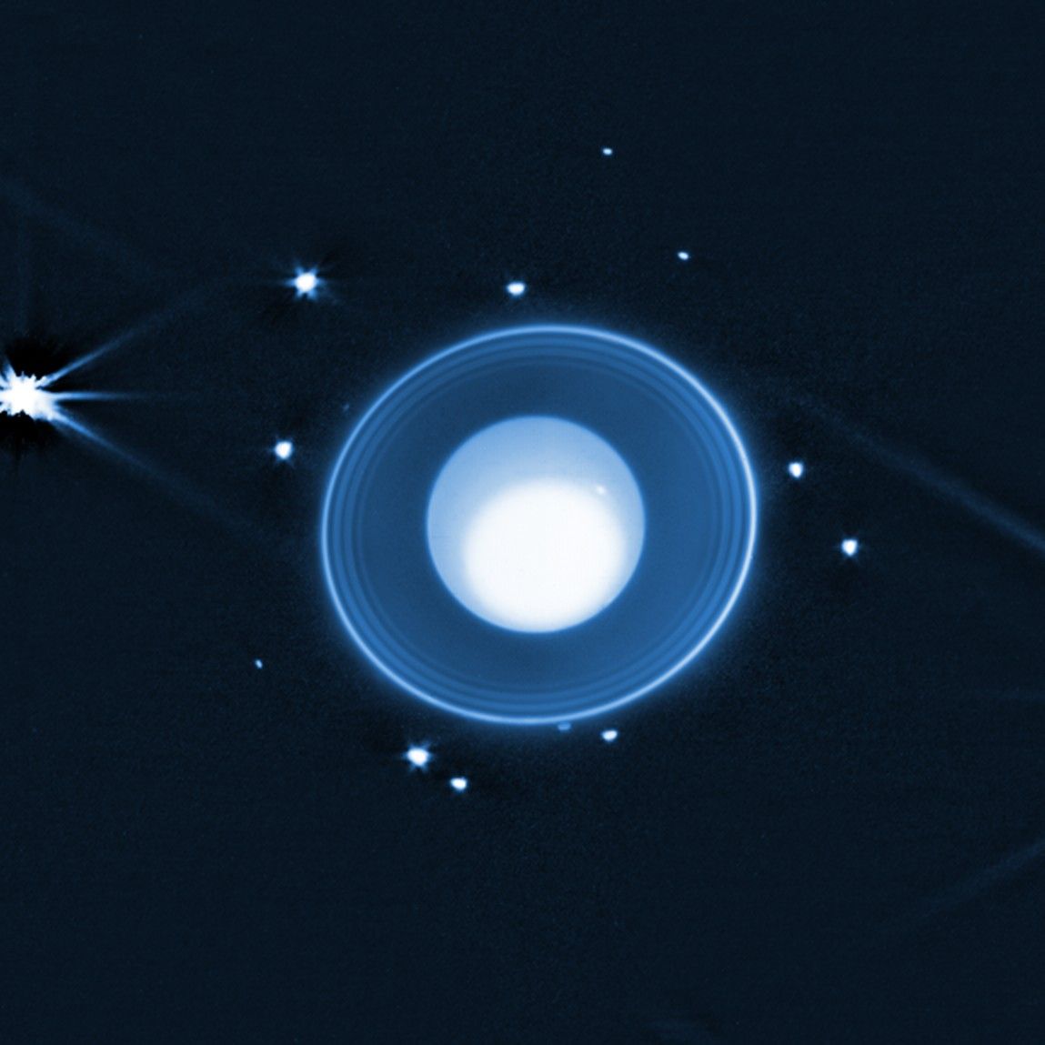 New Moon Discovered Orbiting Uranus Using NASA’s Webb Telescope - NASA Science